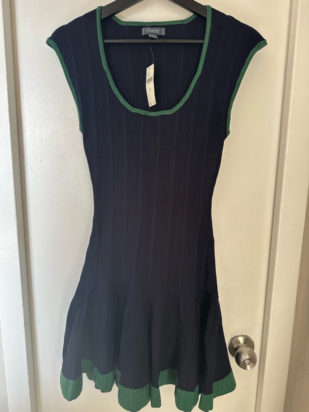 Maeve Beca Ribbed Mini Dress - Picture 3 of 5